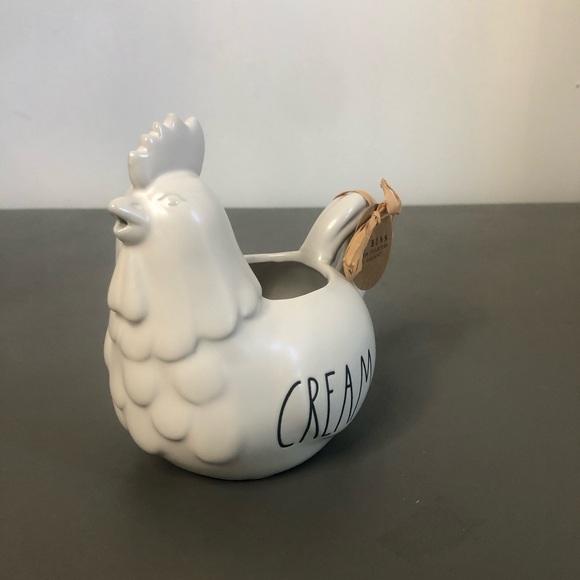 New 2025 Release Rae Dunn “CREAM” Farmline Rooster Creamer NWT - Picture 2 of 4